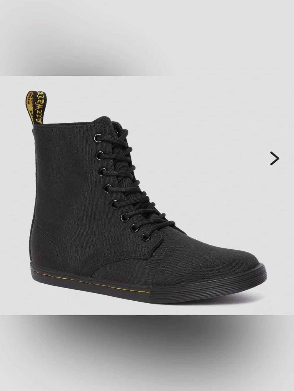 DR MARTENS YOUTH SHERIDAN CASUAL CANVAS BOOTS Size 13